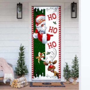 Santa Claus Ho Ho Ho Door Cover Christmas Door Cover Gift For Christmas Christmas Gift 3 dilrsy.jpg