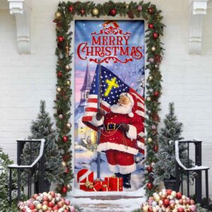 Santa Claus Merry Christmas Door Cover, Gift&hellip;