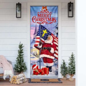 Santa Claus Merry Christmas Door Cover, Gift&hellip;