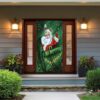 Santa Claus. Christmas Is Coming Door Cover, Christmas Gift For Friends, Christmas Gift