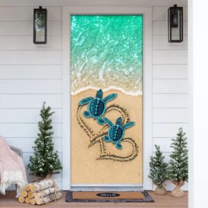 Sea Turtle Beach Door Cover, Unique Gifts&hellip;