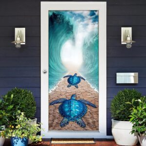 Sea Turtle Door Cover, Unique Gifts Doorcover,&hellip;