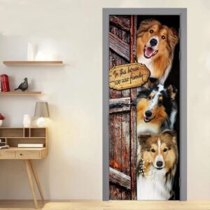 Shetland Sheepdog. Sheltie Door Cover Xmas Outdoor Decoration Gifts For Dog Lovers Christmas Gift 4 vtwjdf.jpg