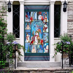 Snowflakes Are Kisses From Heaven Door Cover Gift For Christmas Christmas Gift 3 px5aii.jpg