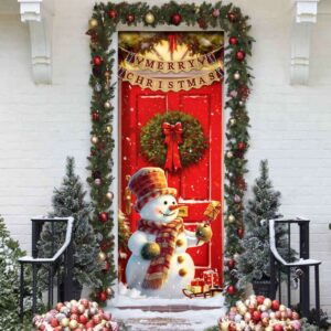 Snowman Christmas Door cover Home Decor Best Gift For Christmas Christmas Gift 3 nz0uhu.jpg