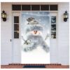 Snowman Christmas Is Coming Door Cover, Gift For Christmas, Christmas Gift