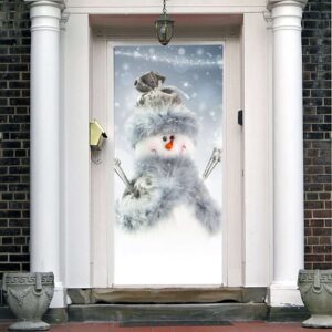 Snowman Door Cover For Christmas Decor, Holiday&hellip;