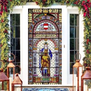 St Patrick’s Day Stained Glass Design Door&hellip;