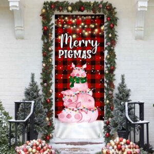 Three Pig Christmas Cattle Door Cover, Merry&hellip;