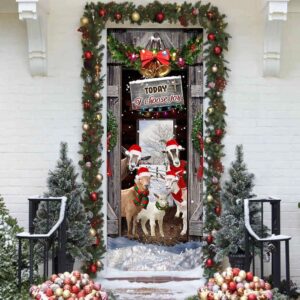 Today I Choose Joy Goat Farmhouse Door Cover Unique Gifts Doorcover Christmas Gift 3 vhxyq1.jpg