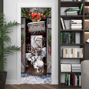 Today I Choose Joy Reindeer Farmhouse Door Cover Christmas Outdoor Decoration Christmas Gift 3 jjwycm.jpg
