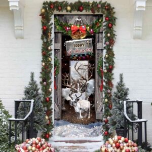 Today I Choose Joy Reindeer Farmhouse Door Cover Unique Gifts Doorcover Christmas Gift 3 khdw1g.jpg