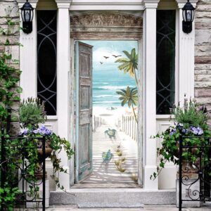 Turtle Beach Scene Door Cover, Unique Gifts&hellip;