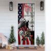 Uk Christmas Santa Laughing Door Cover, Unique Gifts Doorcover, Holiday Decor, Christmas Gift