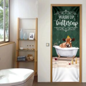 Wash Up Buttercup Cow Door Cover Xmas Outdoor Decoration Gifts For Dog Lovers Christmas Gift 4 bwarwz.jpg