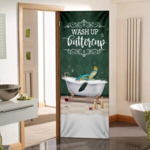 Wash Up Buttercup Turtle Door Cover, Unique&hellip;