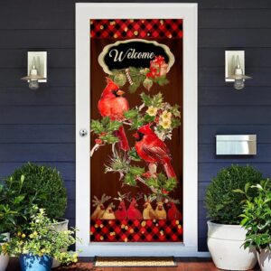 Welcome Home Cardinal Christmas Door Cover Cardinal Christmas Decor Christmas Door Cover Decorations Christmas Gift 2 mxx9uq.jpg