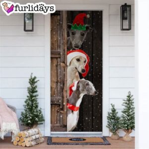 Whippet Christmas Door Cover, Xmas Gifts For&hellip;