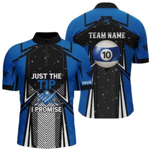10 Ball Pool Billiard Just The Tip I Promise Jersey Custom Team League Shirts, Personalized Billiard Team Jersey Shirt