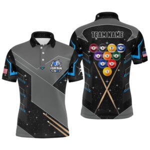 10 Ball Pool Billiard Polo Shirts Custom&hellip;