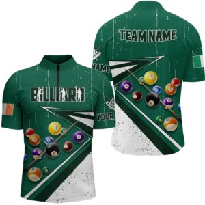 3D Billiard Balls Luckiest Jersey Shirts Custom Billiard Jerseys For Patrick Day, Personalized Billiard Team Jersey Shirt