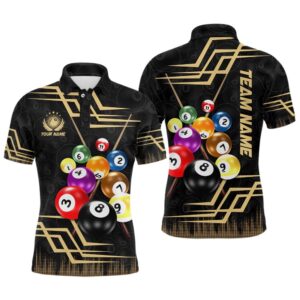 3D Billiard Balls Polo Shirts Custom Billiards&hellip;