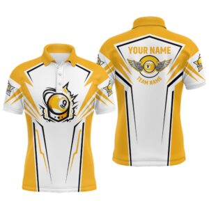 3D Funny Billiard 9 Ball Polo Shirts,&hellip;