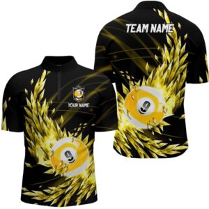 3D Yellow Frozen Ice Billiard Shirts 9 Ball Pool Billiard Attire Jerseys Personalized Billiard Team Jersey Shirt 2 u1gupv.jpg