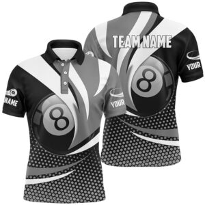 8 Ball Billiard Grey Version 3D Polo&hellip;
