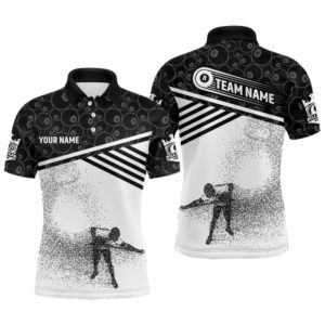 8 Ball Pattern Custom Pool Player Billiards&hellip;