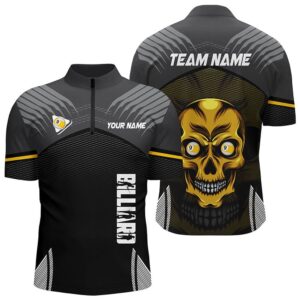 9 Ball Pool Billiard Skull Jersey Shirts,&hellip;