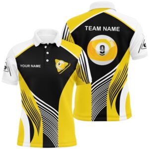 9 Ball Pool Billiards Polo Shirts Custom&hellip;