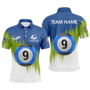 9 Ball Pool Player Custom Billiards Polo,&hellip;