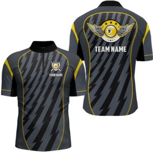 9 Ball Wings Custom Name Billiard Jersey&hellip;