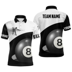 Billiard 3D Funny Billiard Player Polo Shirts,&hellip;