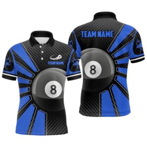 Billiard 8 Ball Blue Version Name 3D&hellip;