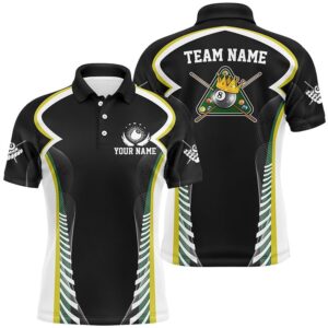 Billiard 8 Ball Pool Polo Shirts Custom&hellip;