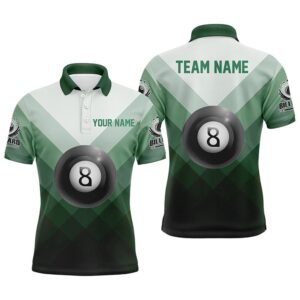 Billiard Ball 8 Green Sport Style Polo&hellip;
