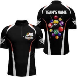 Billiard Balls 3D Jersey Shirts, Black Colors&hellip;