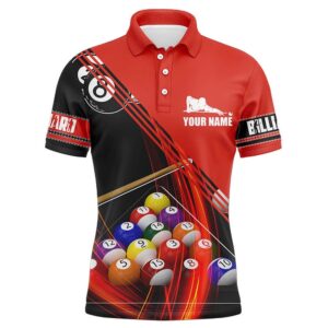 Billiard Balls 3D Polo Shirts, Custom Player&hellip;