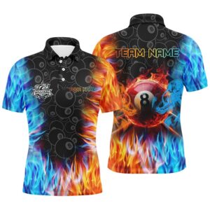 Billiard Fire And Water 3D Printed Polo&hellip;