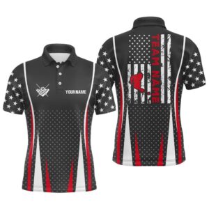 Billiard US Flag Pattern Polo Shirts, Custom&hellip;
