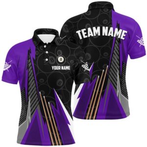 Black Purple Billiard Pattern Polo & 14&hellip;