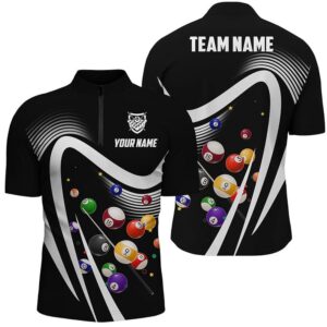 Black Sport Billiard Balls 3D Jersey Shirts,&hellip;