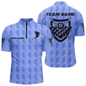 Blue 8 Ball Billiards 3D Jersey Shirts,&hellip;