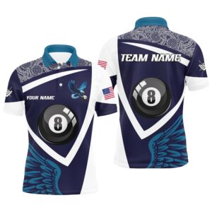 Blue 8 Ball Pool And Wings Custom&hellip;