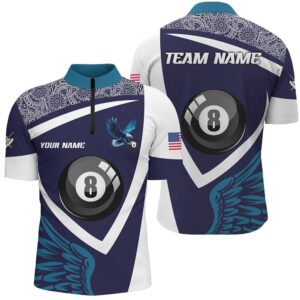 Blue 8 Ball Pool And Wings Custom&hellip;