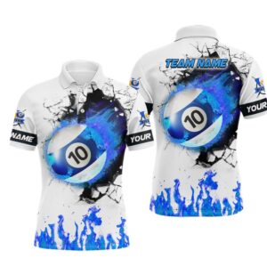 Blue Flaming 10 Ball Pool 10 Ball&hellip;