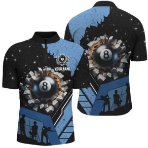 Blue Funny 8 Ball Pool Crack Jersey&hellip;