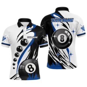 Blue Polo Billiard 8 Ball Pool Polo&hellip;